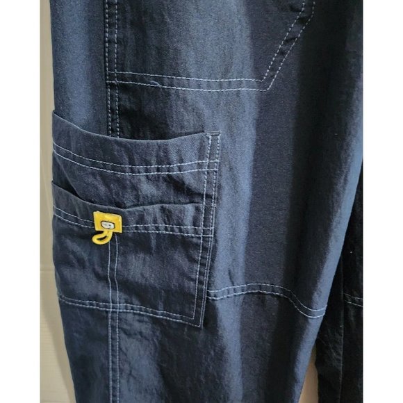 WonderWink Womens Scrub Set 4 STRETCH V-neck Top & Cargo Pant 6214 (S)/5214 (PS) - Picture 14 of 16